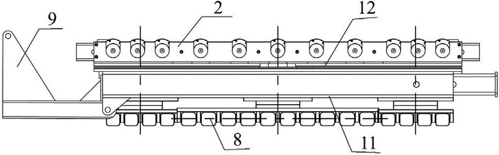 Overhaul and transport vehicle and overhauling and transport method