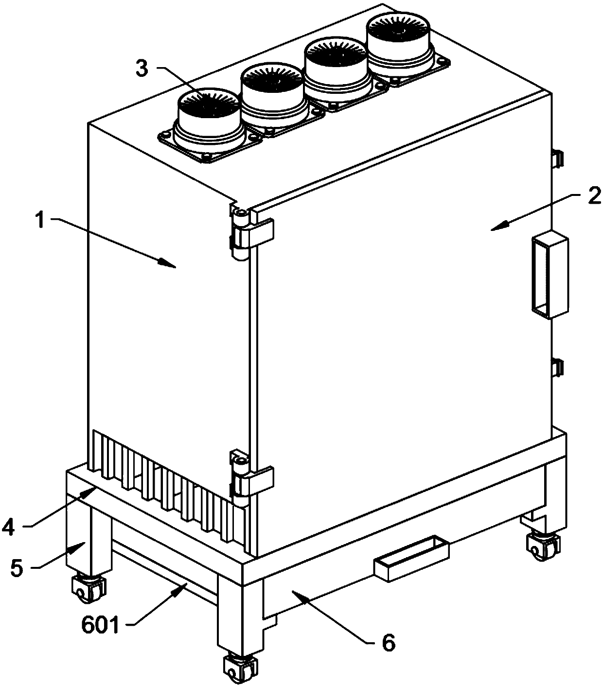 Underwear quick drying device for postoperative nursing of obstetric parturient