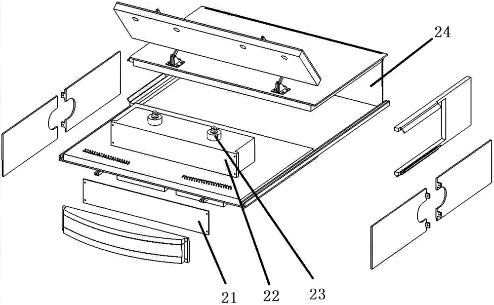 Compound molding tool system for hot stretch bending and creep deformation of section bar and application method of compound molding tool system