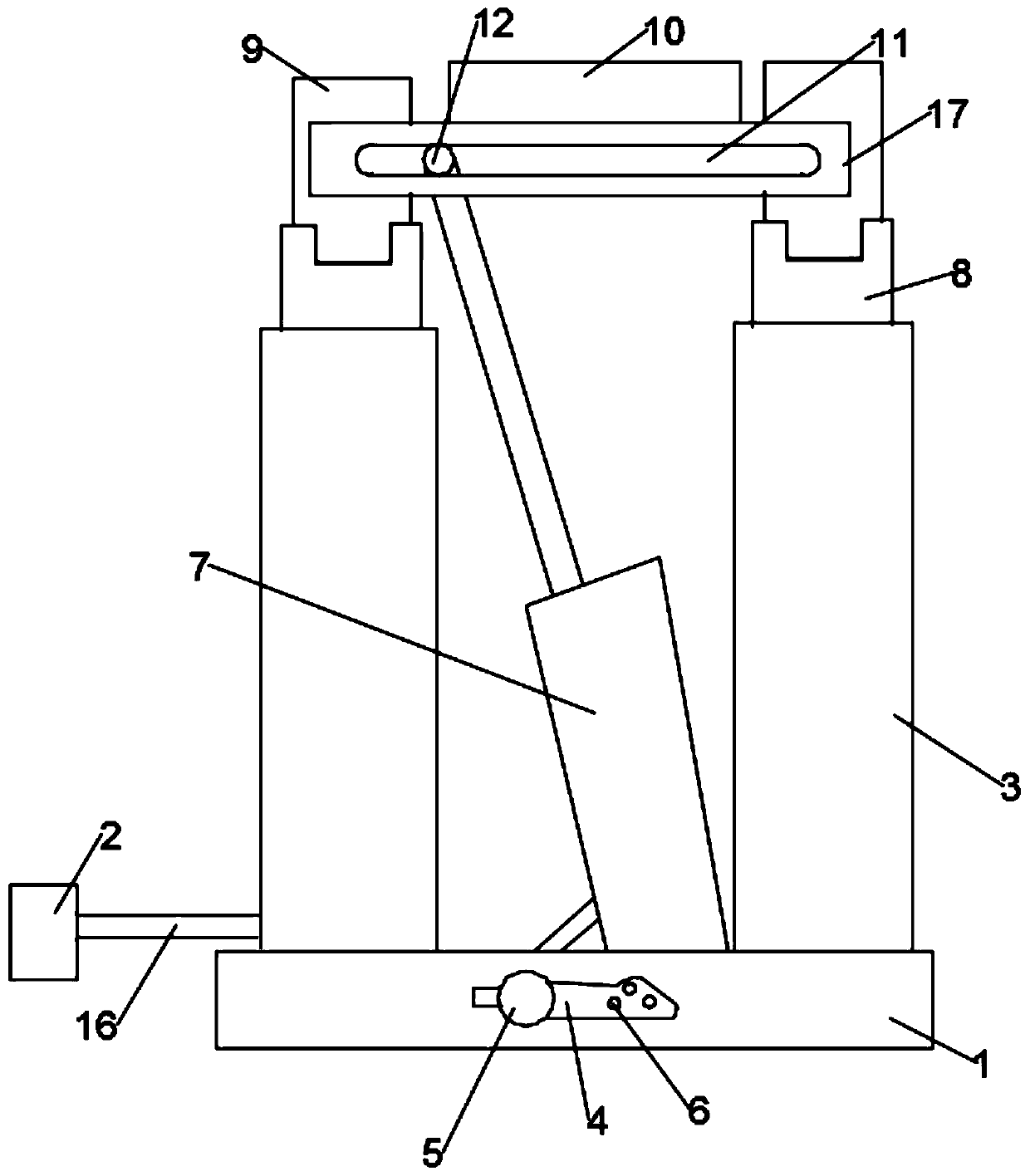 High-voltage disconnecting switch