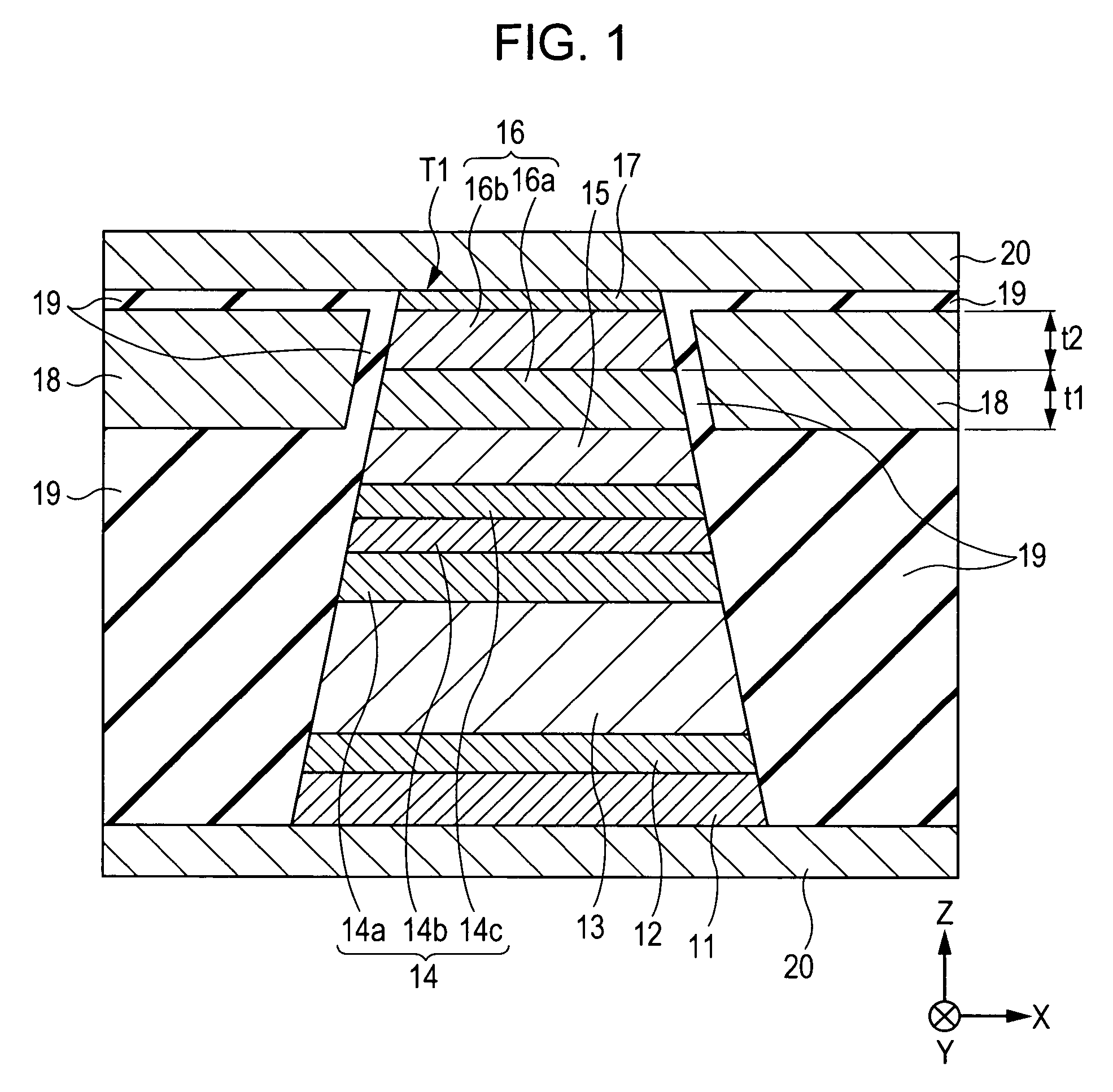 Magnetic sensing element including laminated film composed of half-metal and NiFe alloy as free layer