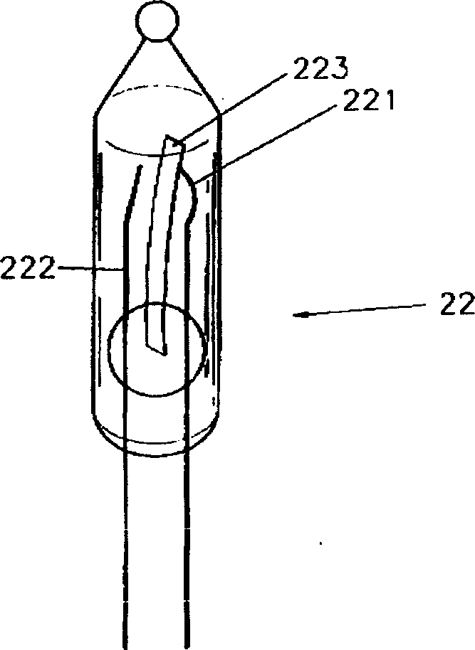 Controllable electronic bulb for multi-line lamp string