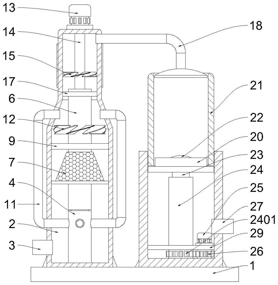 Industrial boiler waste gas environment-friendly treatment process