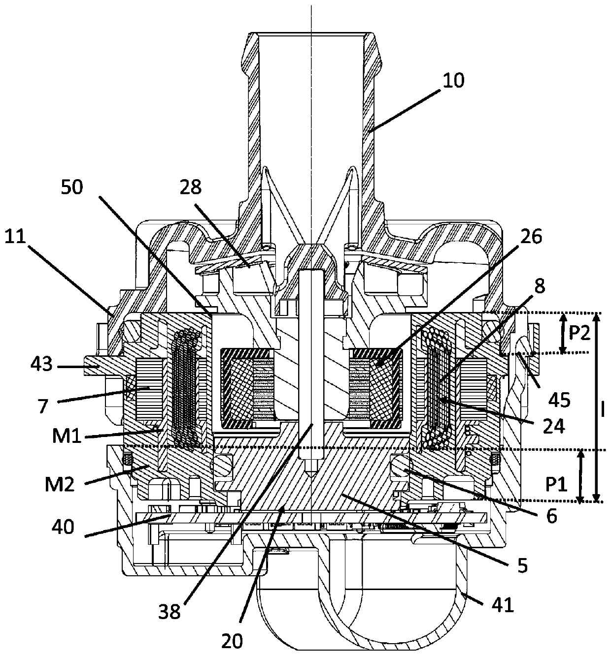 Method for assembling a water pump