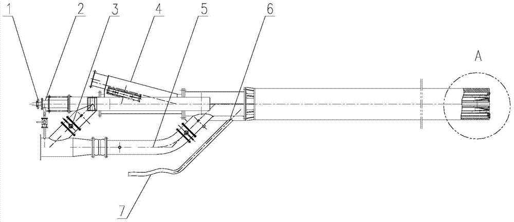 Local oxygen-enriched combustor for cement kiln furnace