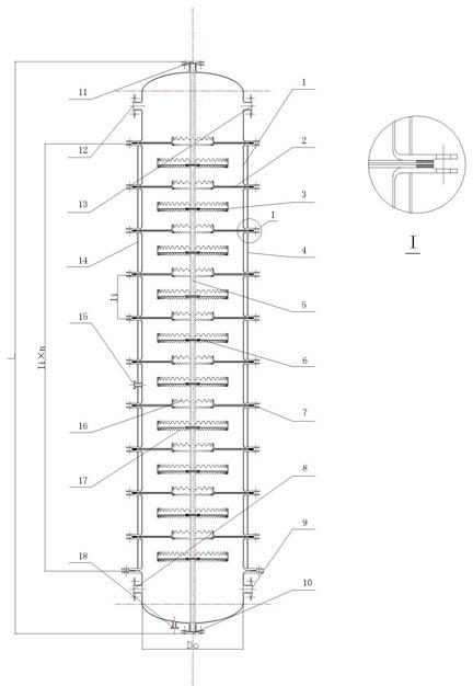 Double-circular plate tower