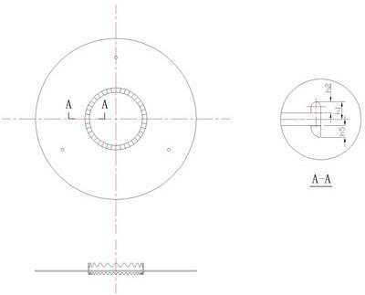 Double-circular plate tower