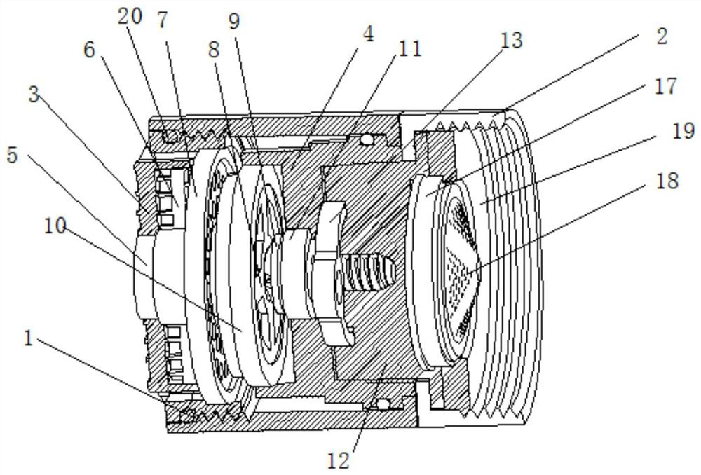 Spray type multifunctional water outlet device