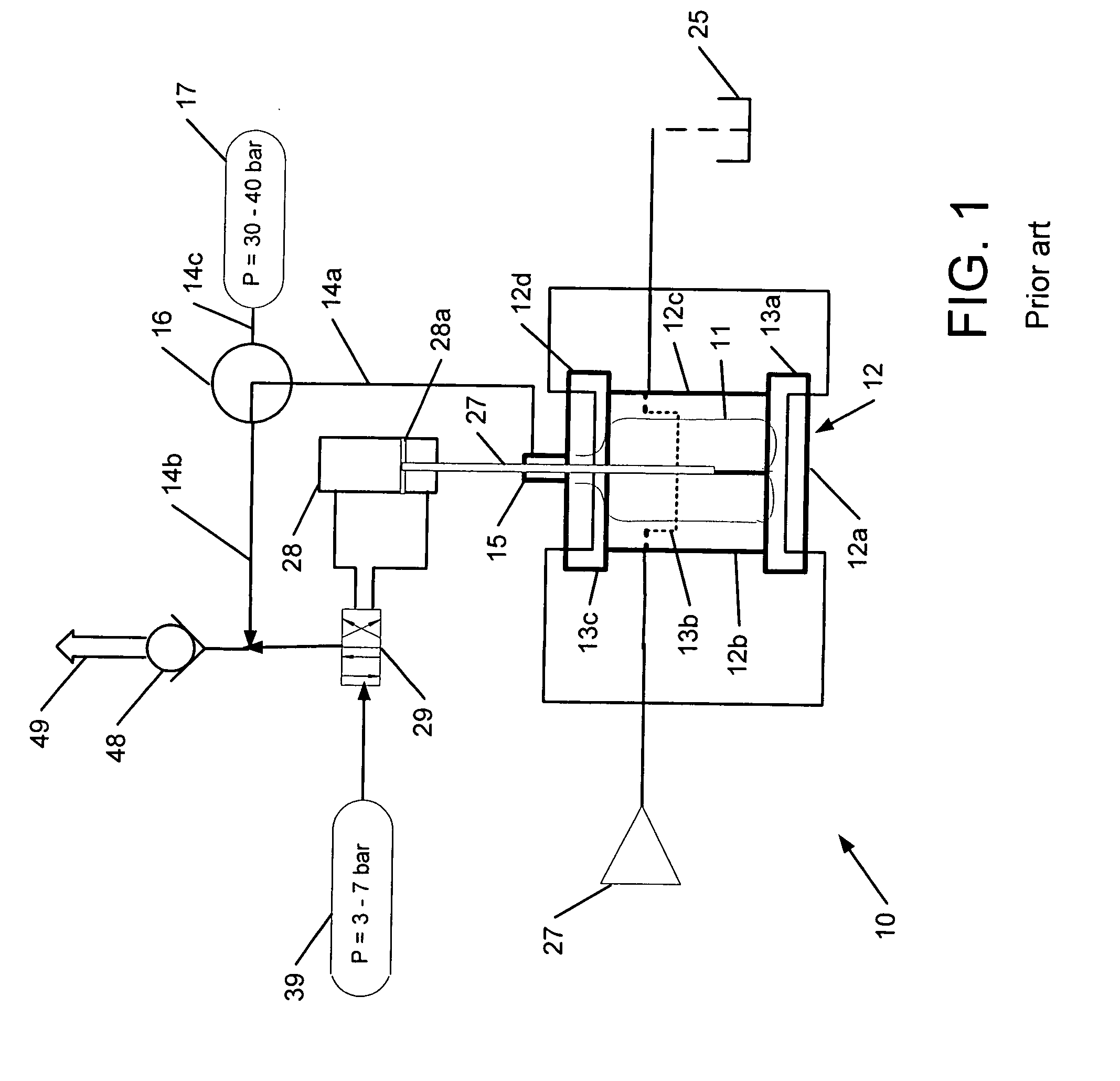 Mold cooling by recovery of energy from spent compressed air in blow-molding process