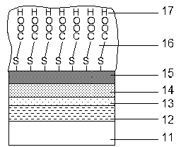 Sensing chip method for detecting mercury ions