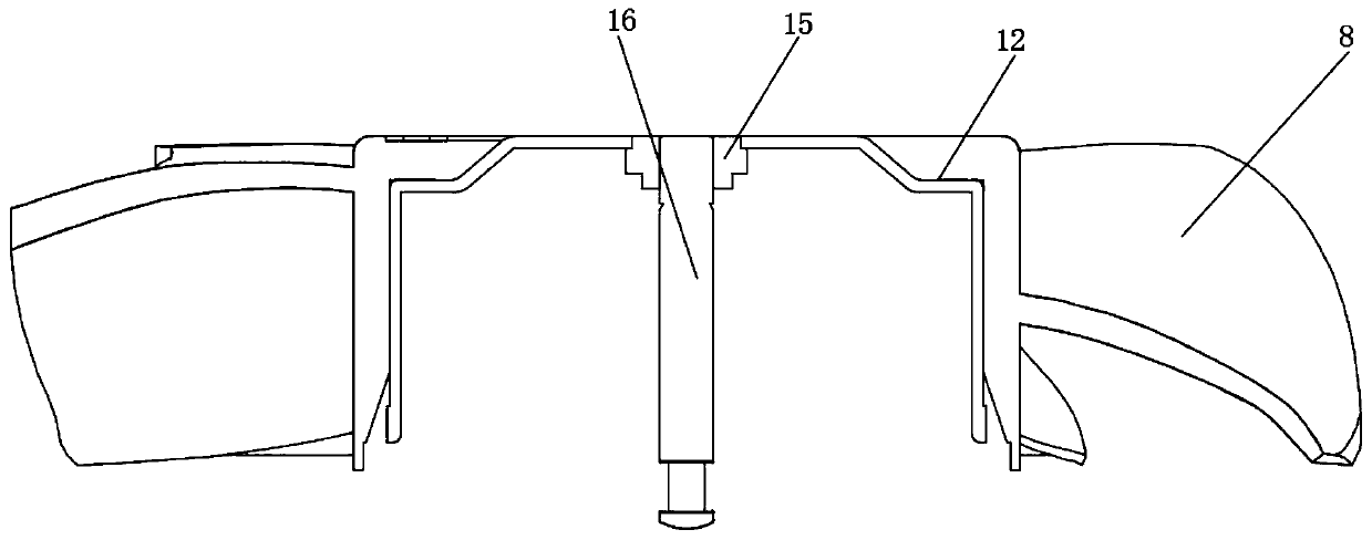 Silent type cooling fan motor structure capable of preventing lubricating oil from leaking