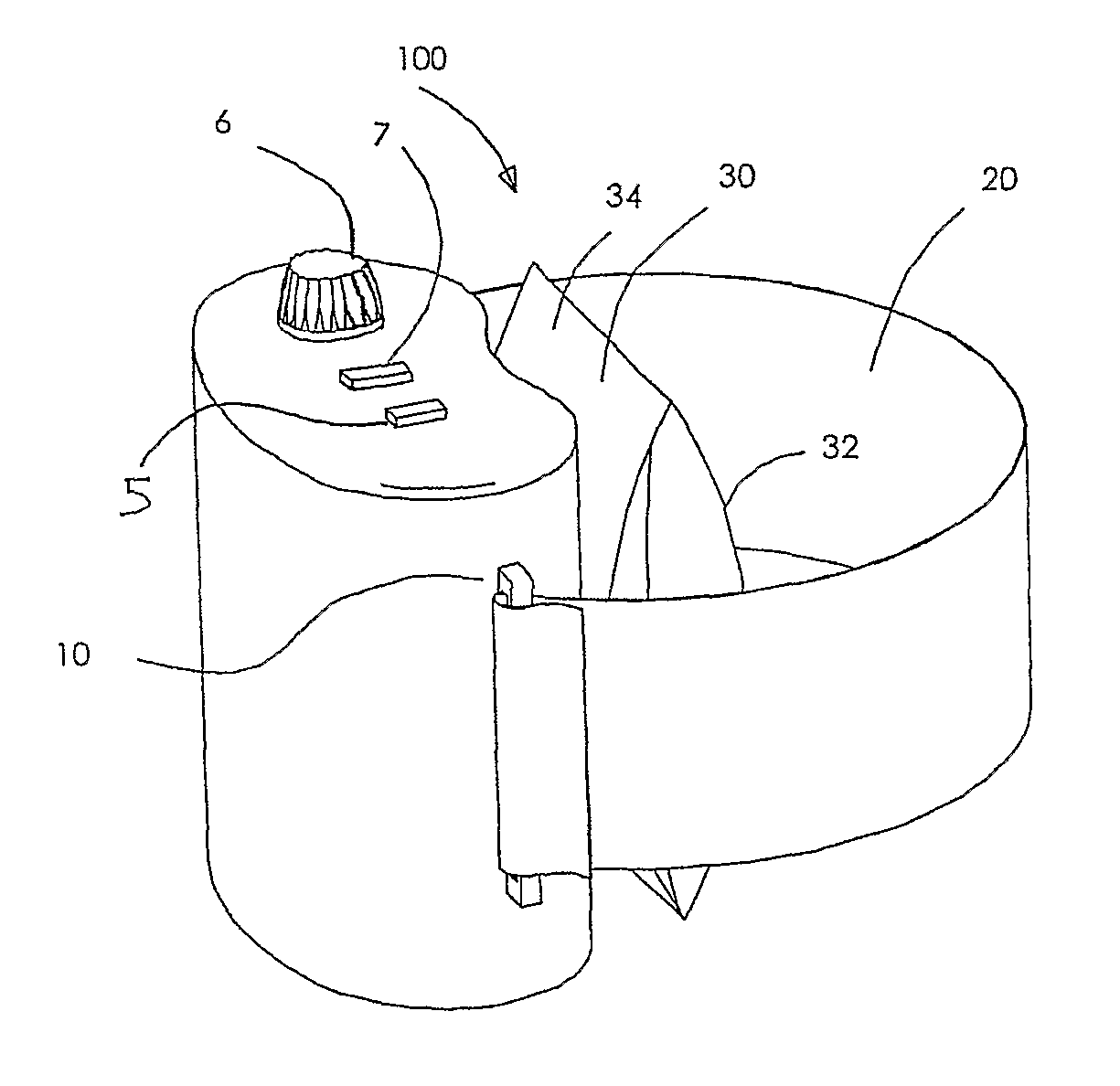 Portable device for the enhancement of circulation