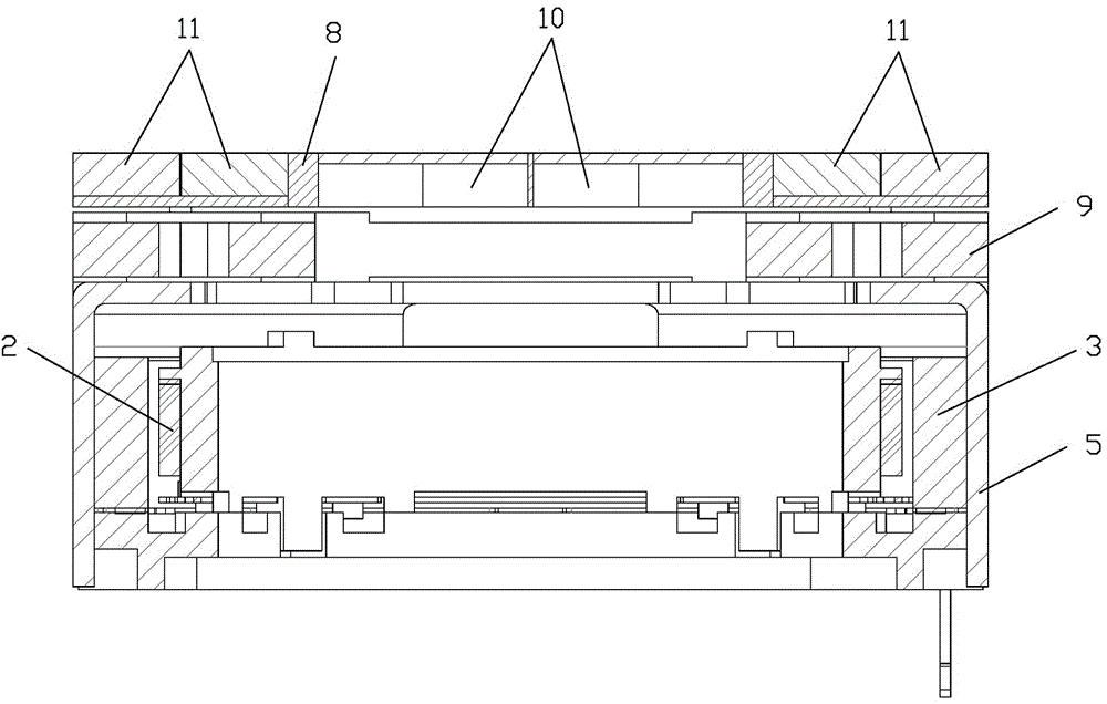 A focus motor that can realize optical zoom and optical image stabilization at the same time