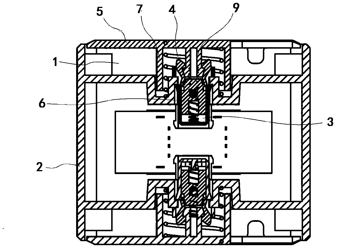 Line containing structure for mobile power or power adapter