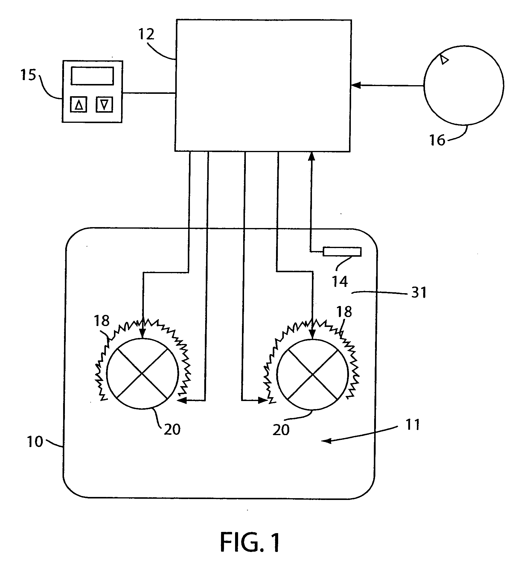 Convection oven with forced airflow circulation zones