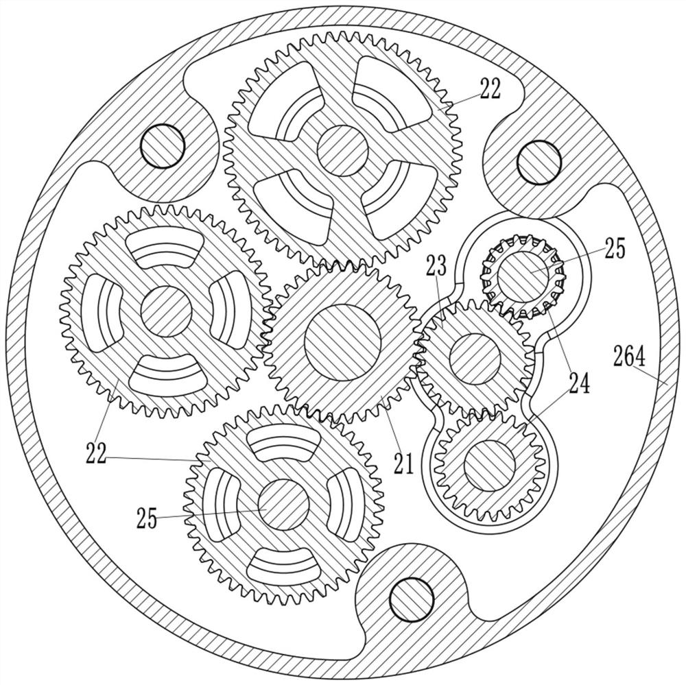 Multi-shaft motor with multiple extension torques and multiple output rotating speeds