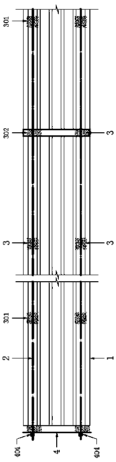 Prestressed concrete hollow plate reinforcing device and method