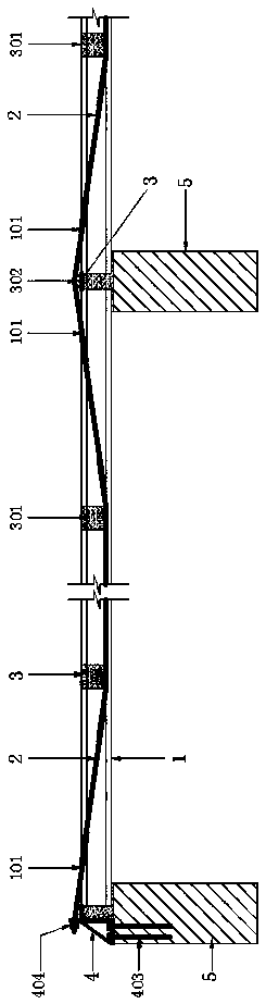 Prestressed concrete hollow plate reinforcing device and method