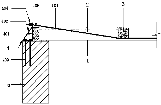 Prestressed concrete hollow plate reinforcing device and method