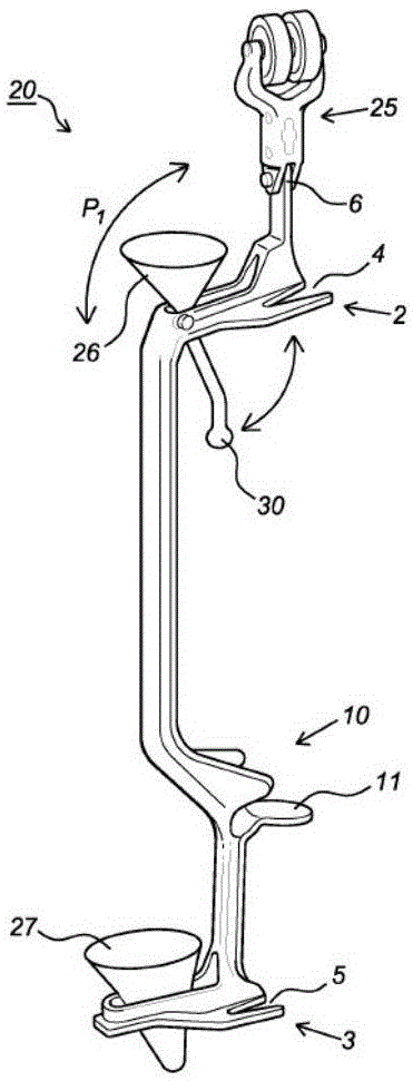 Shackle for hanging poultry transportation, poultry cooling unit, method for cooling of hanging poultry and method for hanging poultry carcasses to poultry shackles