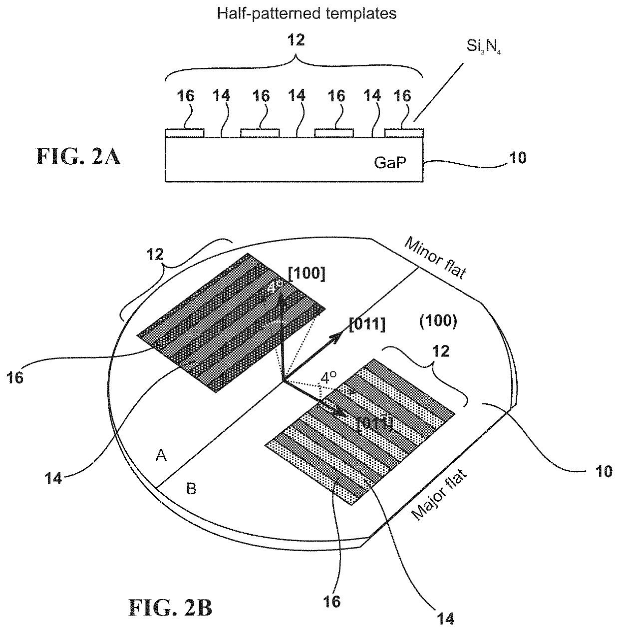 Growth/fabrication of organic-inorganic quasi phase-matching structures for frequency conversion devices