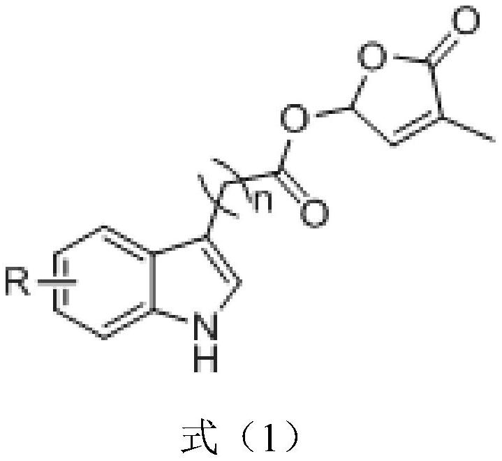 Compound prepared based on indole-3-carboxylic acid and capable of promoting germination of parasitic plant seeds, and preparation method thereof