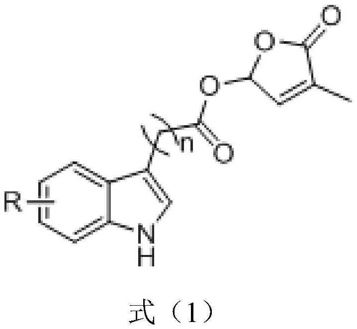 Compound prepared based on indole-3-carboxylic acid and capable of promoting germination of parasitic plant seeds, and preparation method thereof