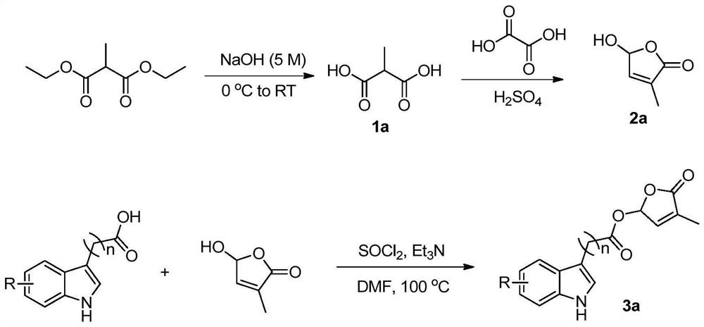 Compound prepared based on indole-3-carboxylic acid and capable of promoting germination of parasitic plant seeds, and preparation method thereof