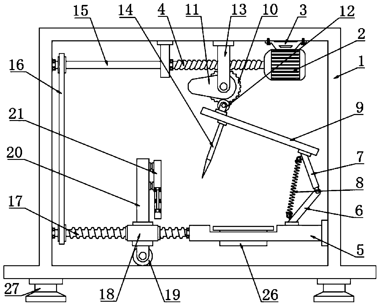 Automatic slicing device for fruits and vegetables