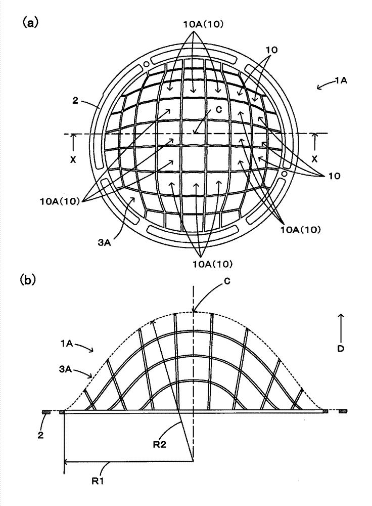 Method for machining metal plate and mesh member produced by means of said machining method