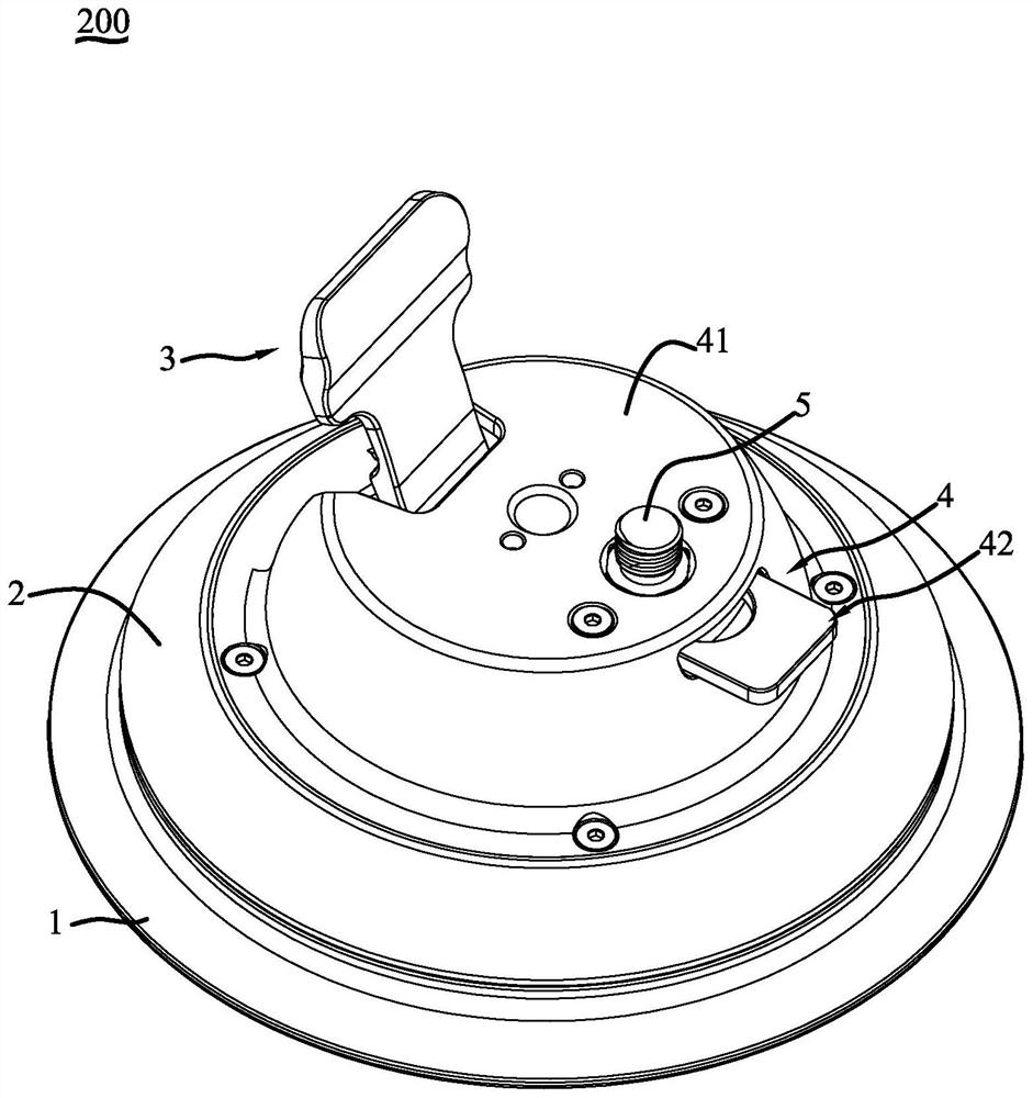 Sucker type fixing seat for camera equipment and conversion assembly of sucker type fixing base