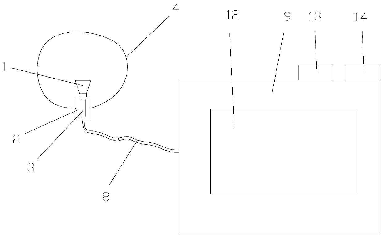 Medical respiratory monitor