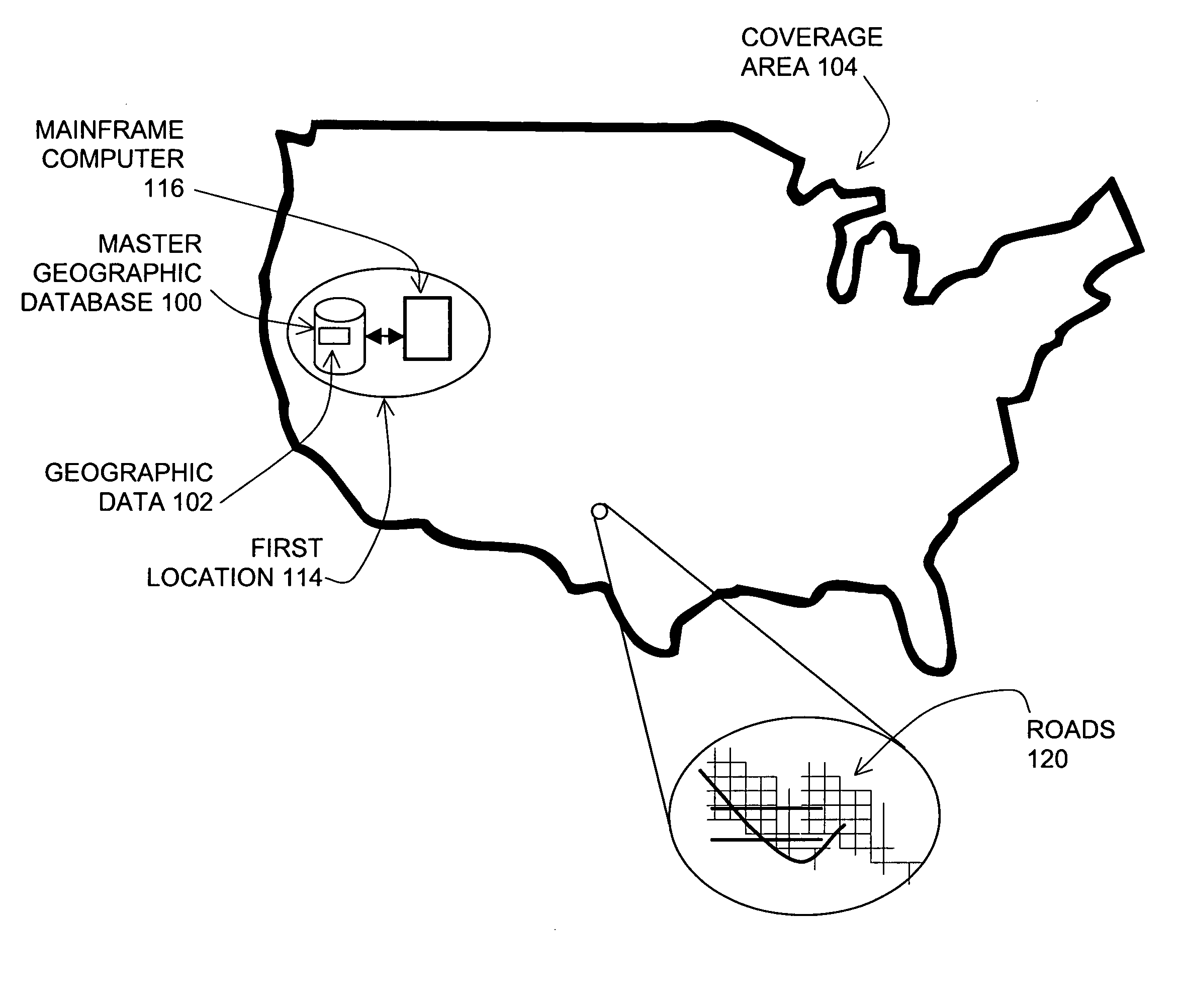 Application programming interface for geographic data in computer games