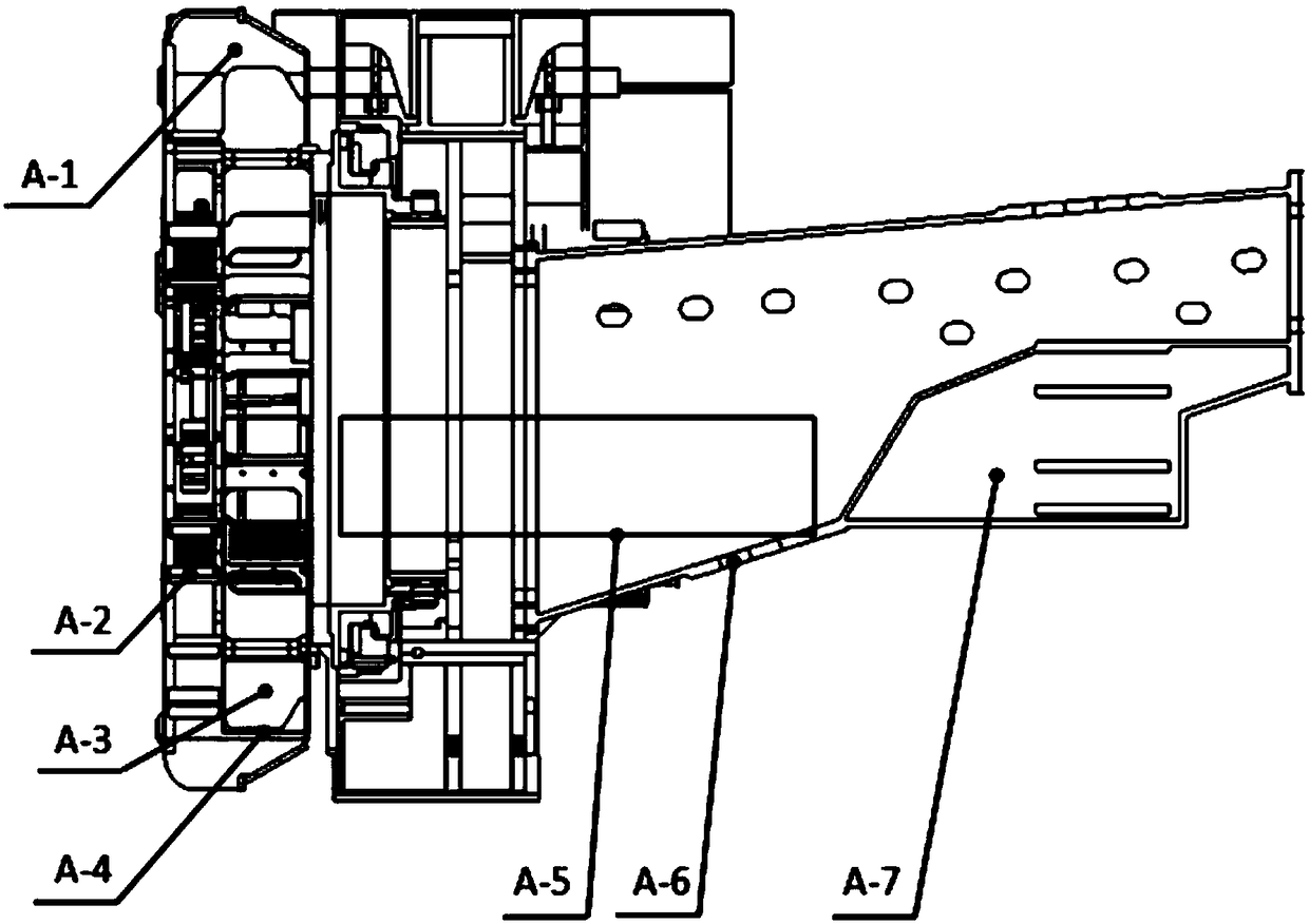 Test bed for verifying function of TBM tool changing robot