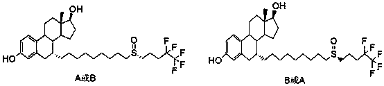 Improved method for recovering fulvestrant with unqualified isomer ratio