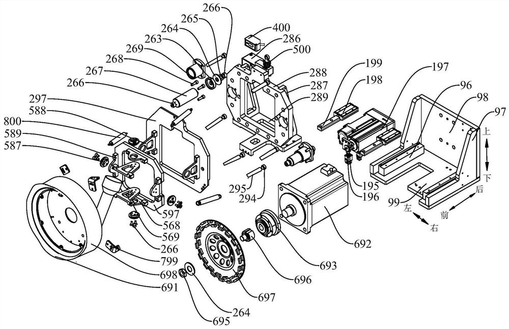 Grinding device and grinding equipment