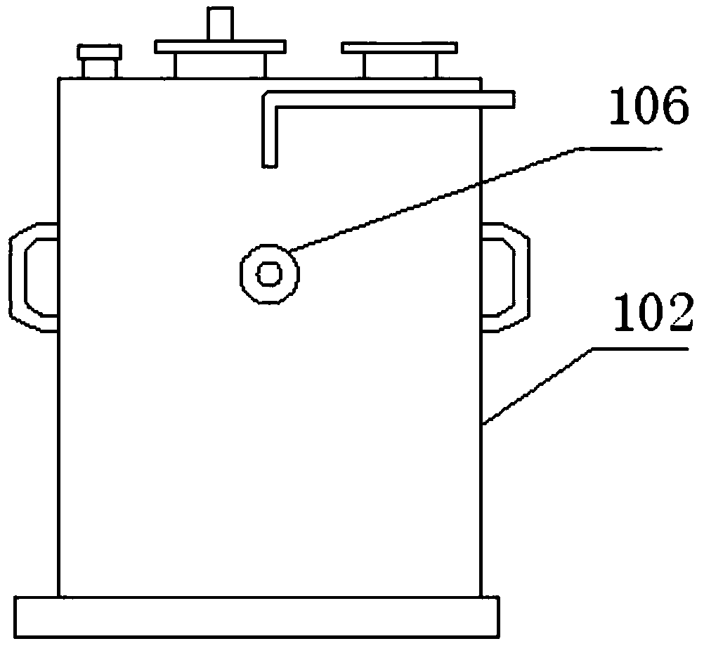 Well group return pressure falling metering device