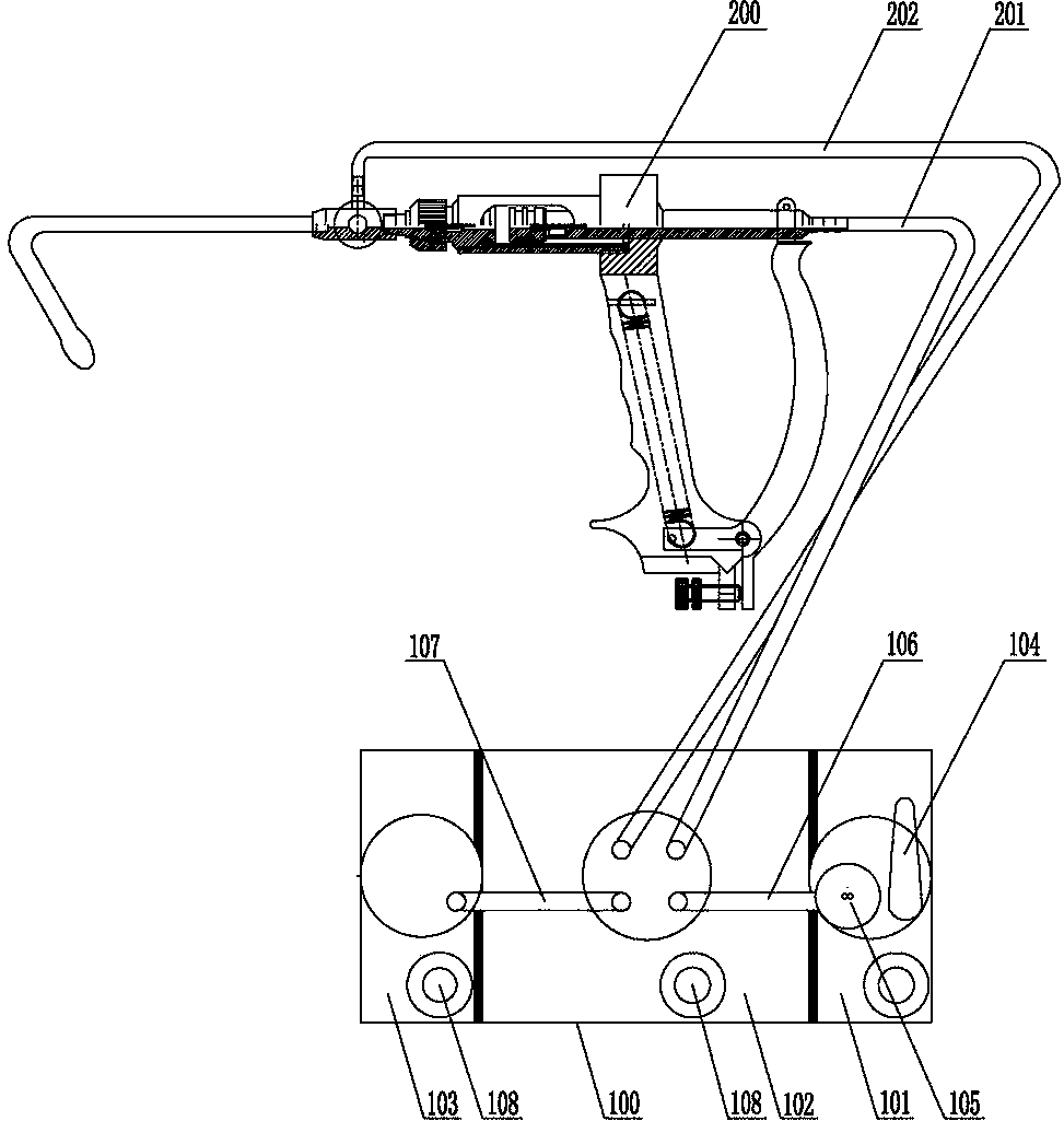 Vaccine diluting, storing and drenching device