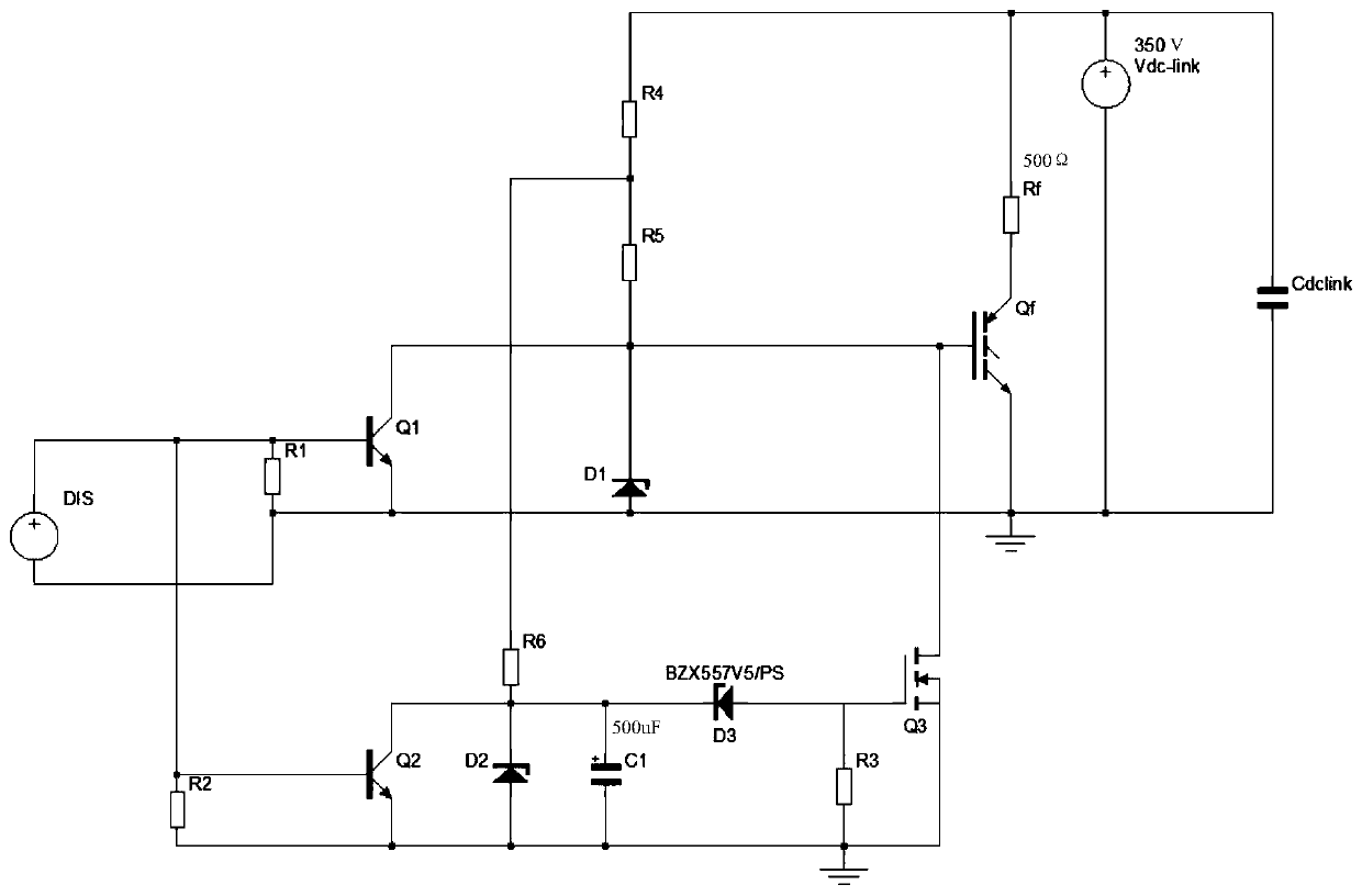 Electric automobile and discharge protection circuit thereof