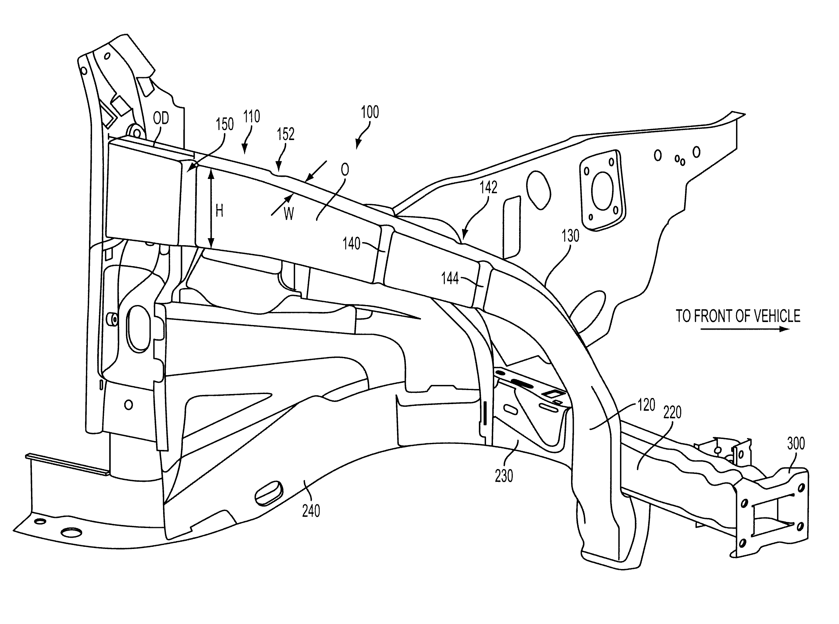 One-piece shotgun with impact energy absorber