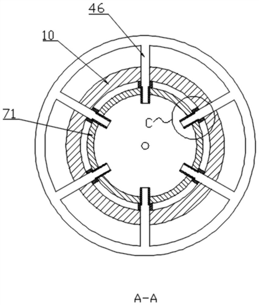 A flat enameled wire baking furnace