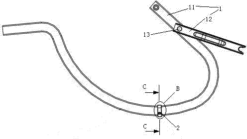 Hinge wiring harness buckling structure