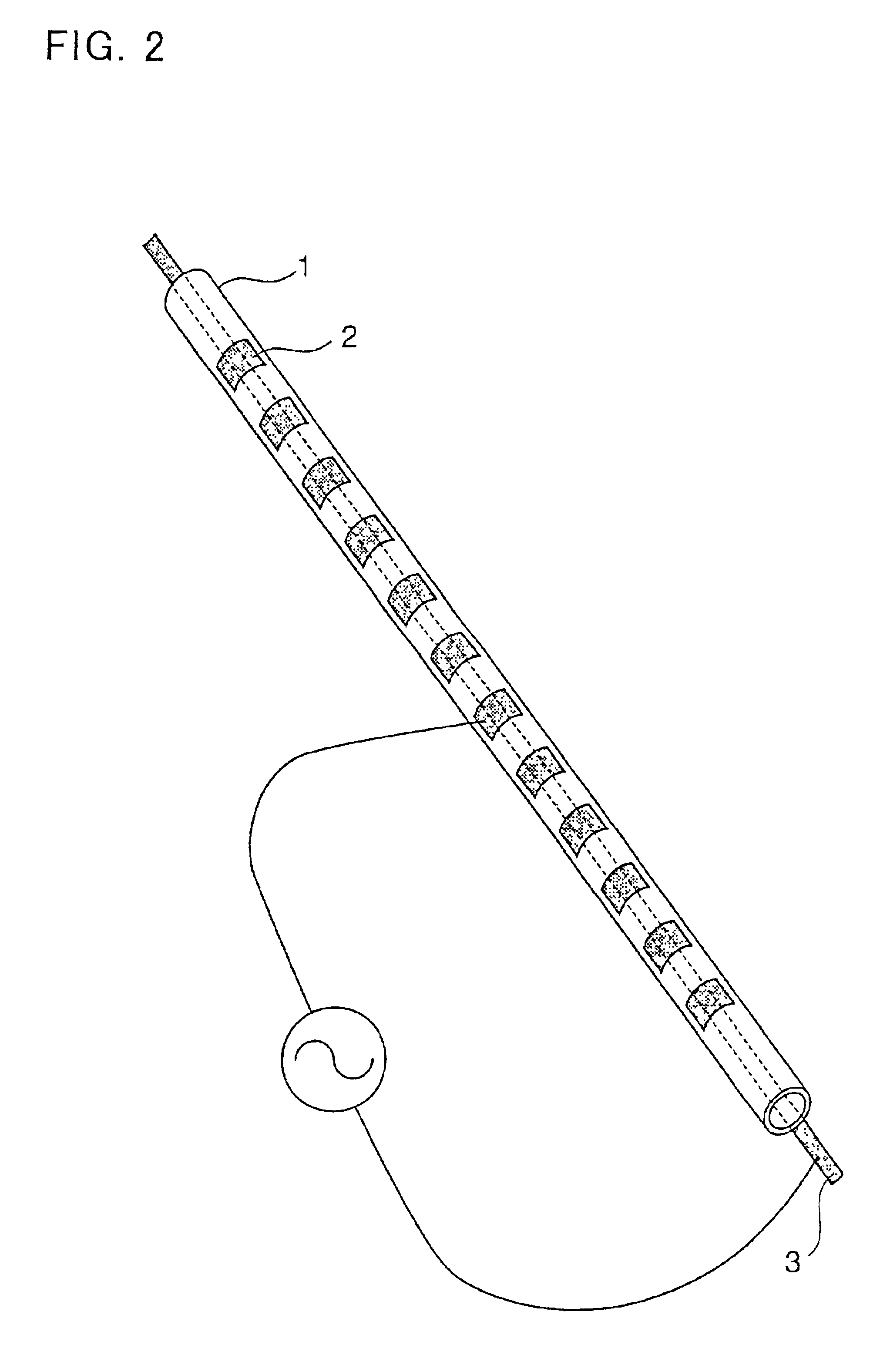 Gas discharge tube and method for forming electron emission layer in gas discharge tube