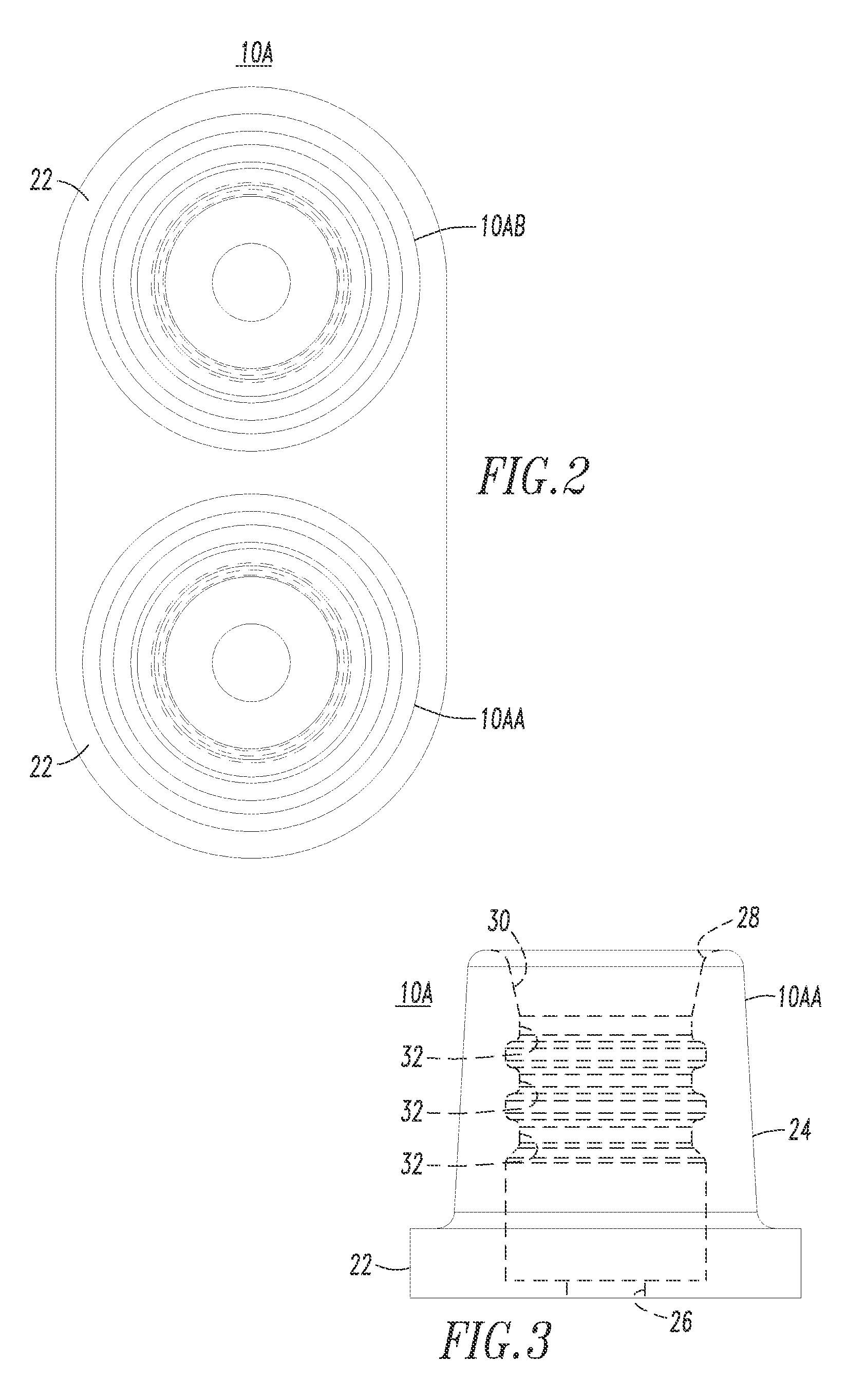 Plug-in circuit breaker assembly including insulative retainers