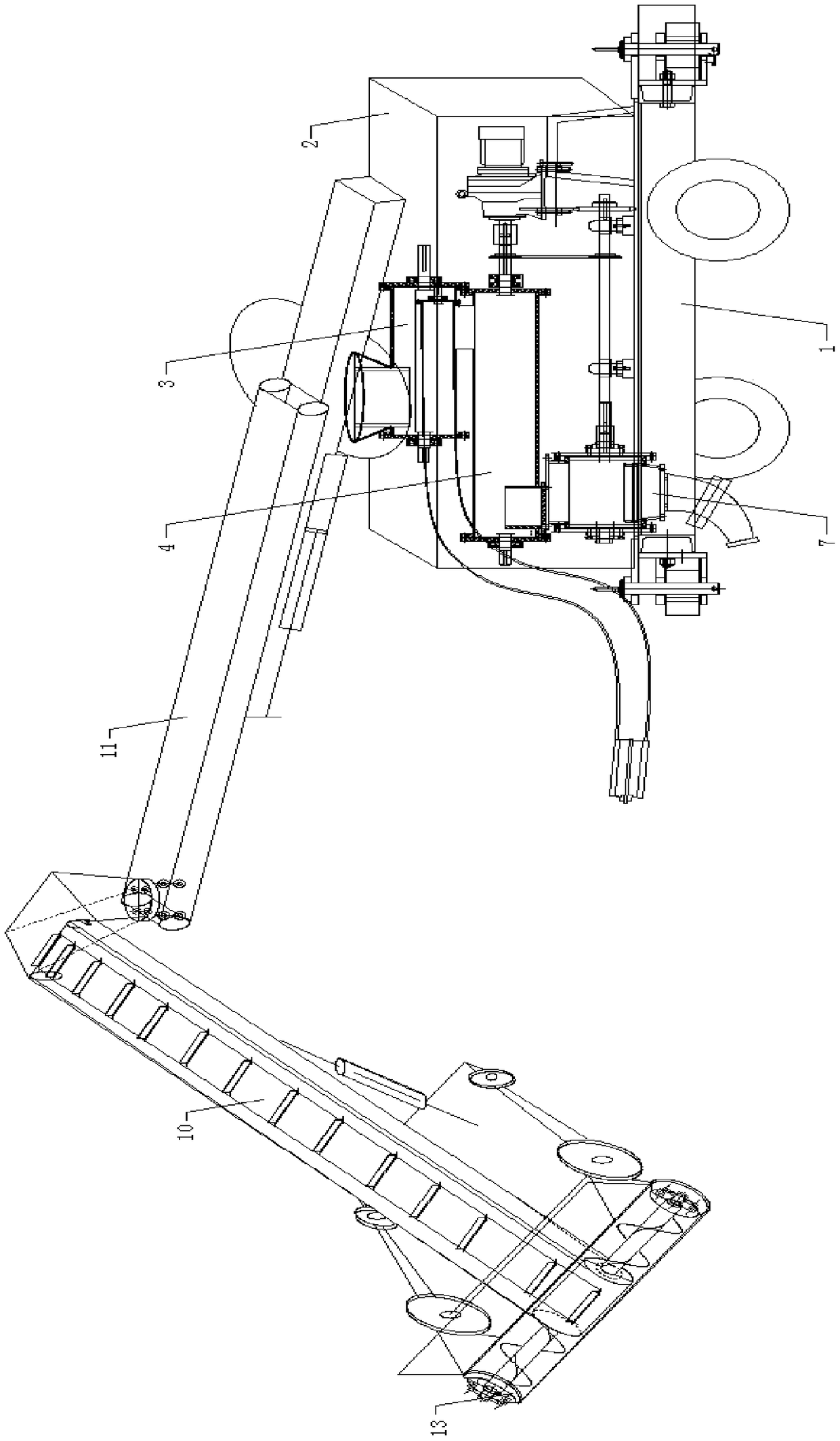 Novel slurry spraying unit