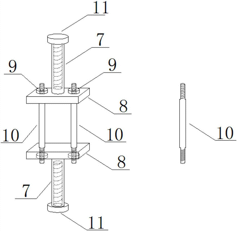 Assembled heat-preservation aerated concrete composite wall plate and manufacturing method thereof