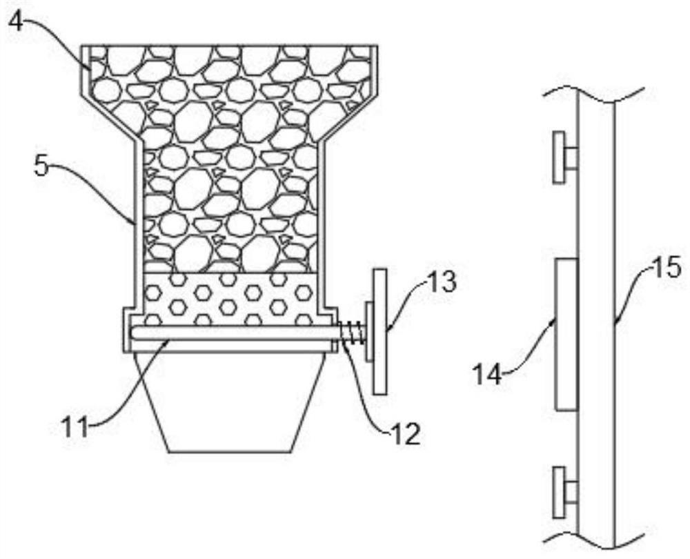 Mountain peach planting device and method