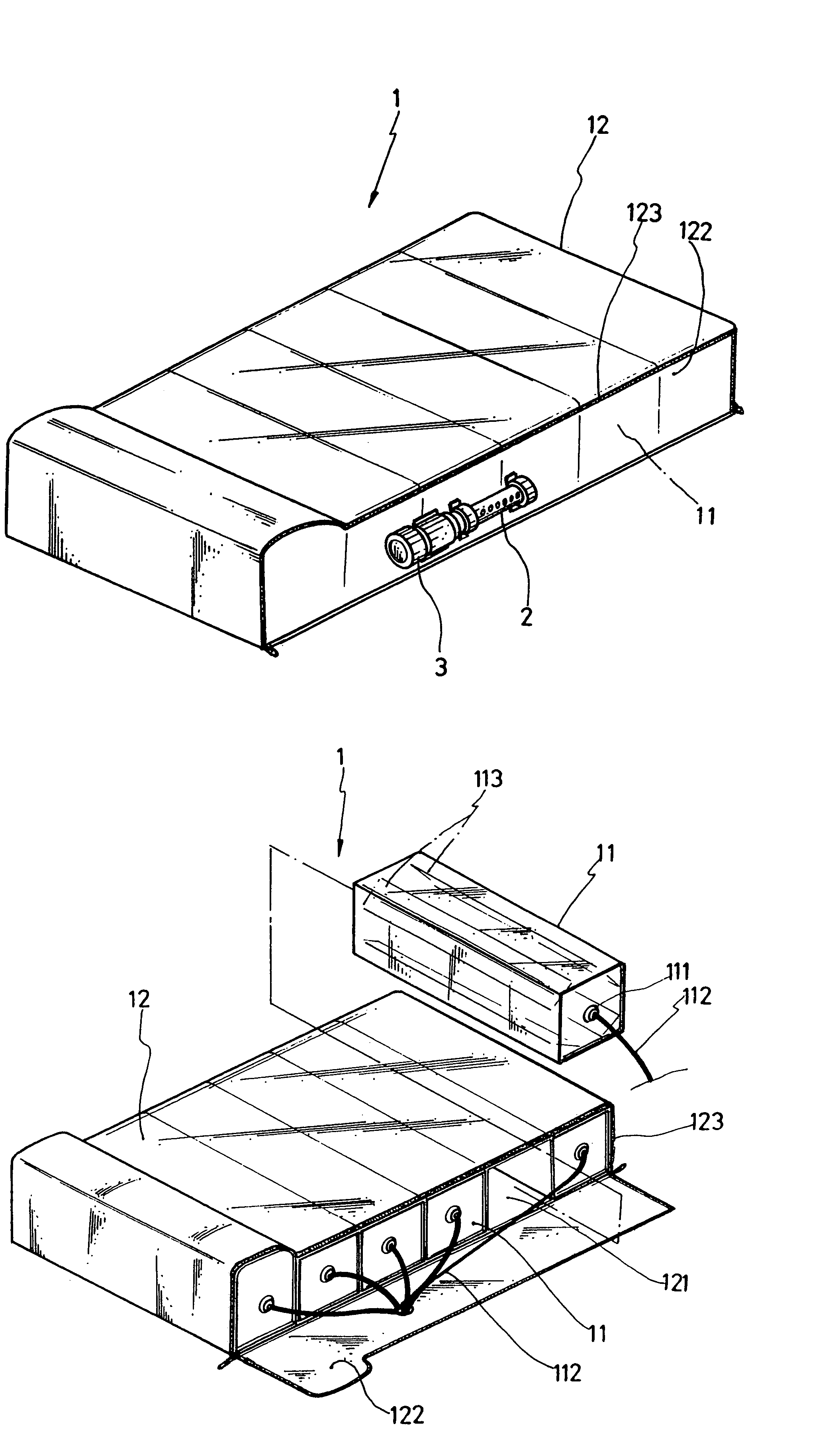 Nest-like air mattress