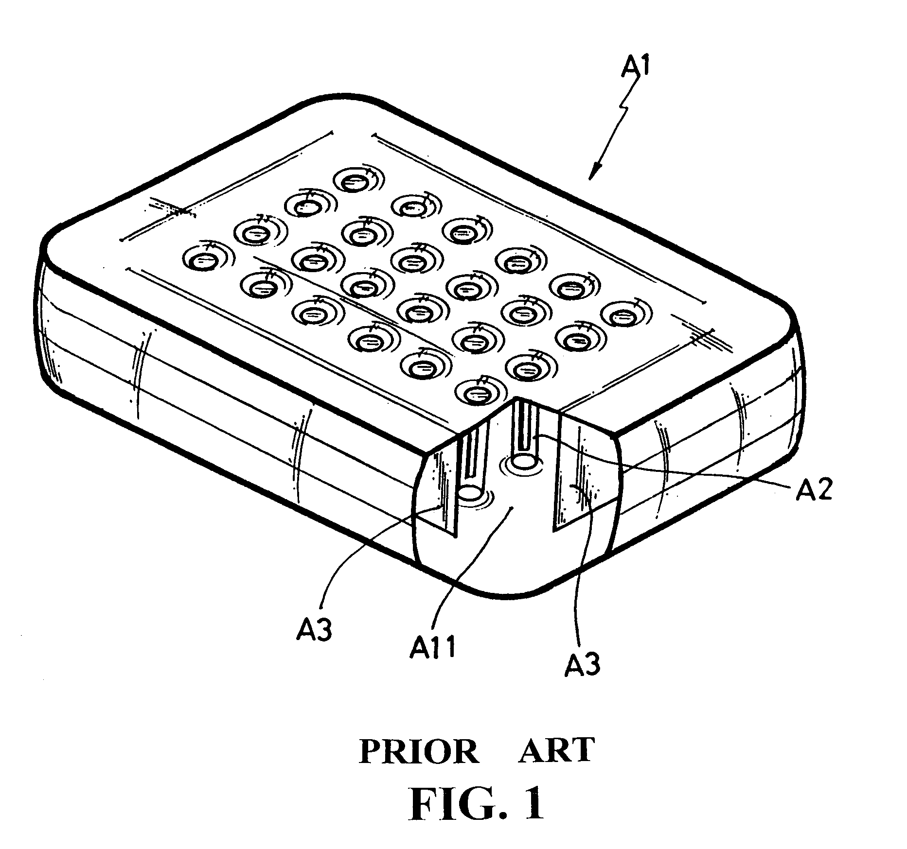 Nest-like air mattress