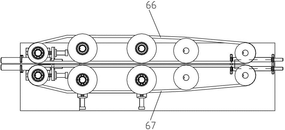 Seedling pulling, conveying and falling device